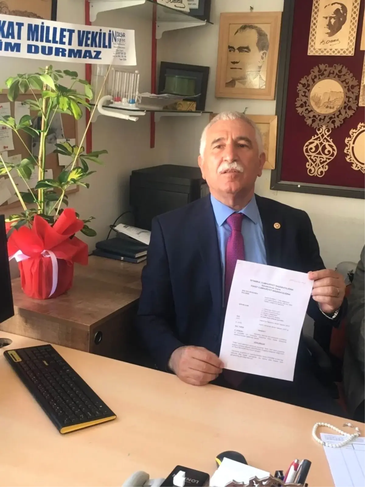 CHP Tokat Milletvekili Durmaz\'dan Suç Duyurusu