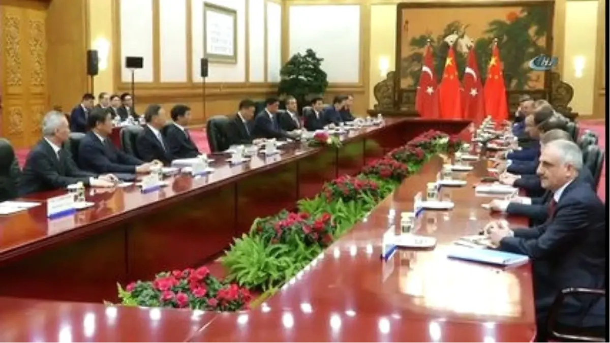 Erdoğan ve Jinping Heyetlerarası Görüşme Gerçekleştirdi