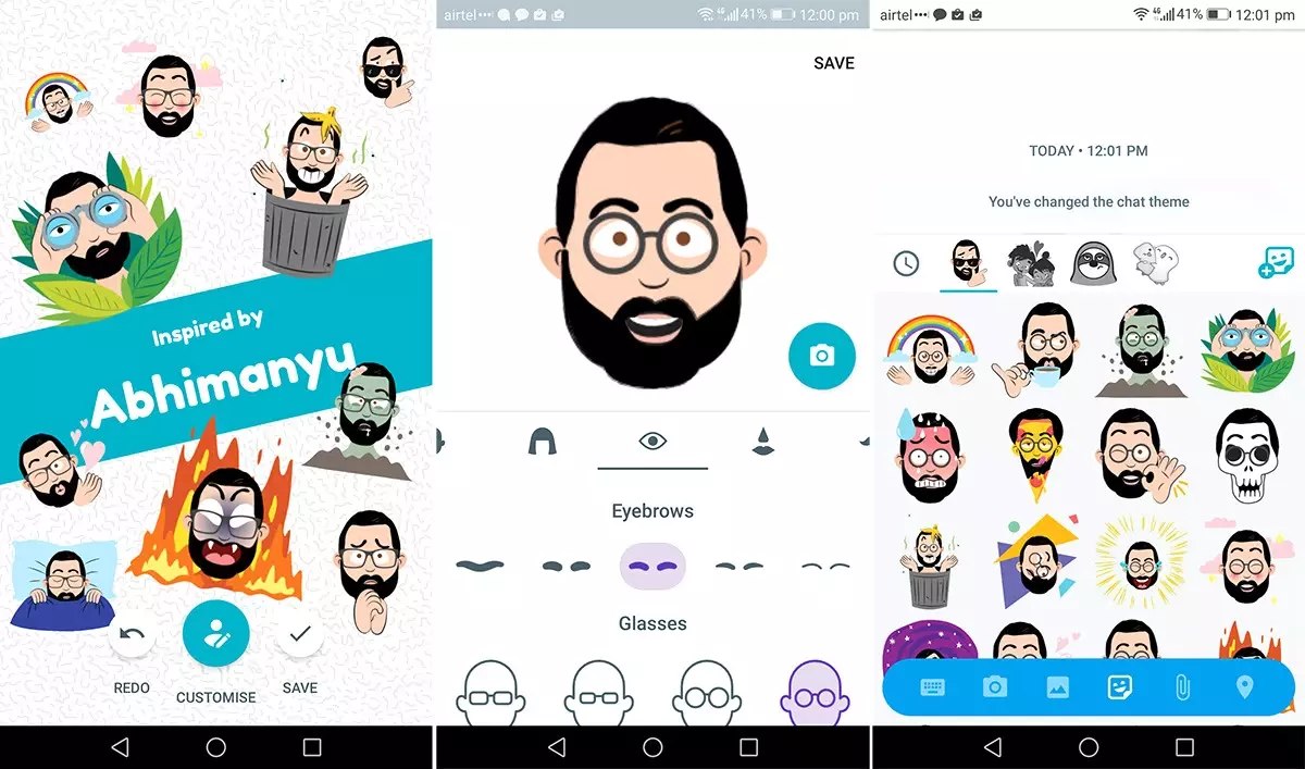 Google Allo Selfi Sticker, Allo Şimdi Size Benzeyen Çıkartmalar Üretiyor