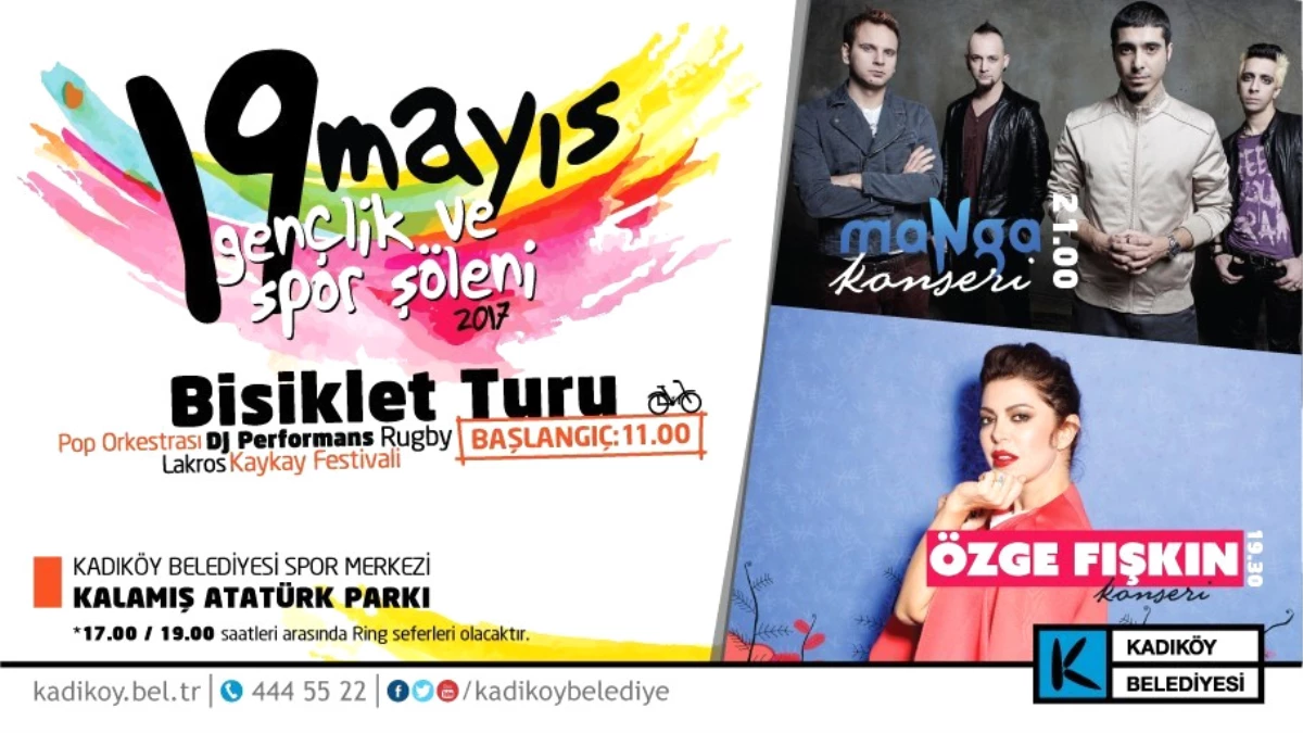 Kadıköy\'de 19 Mayıs Coşkusu Tüm Gün Yaşanacak