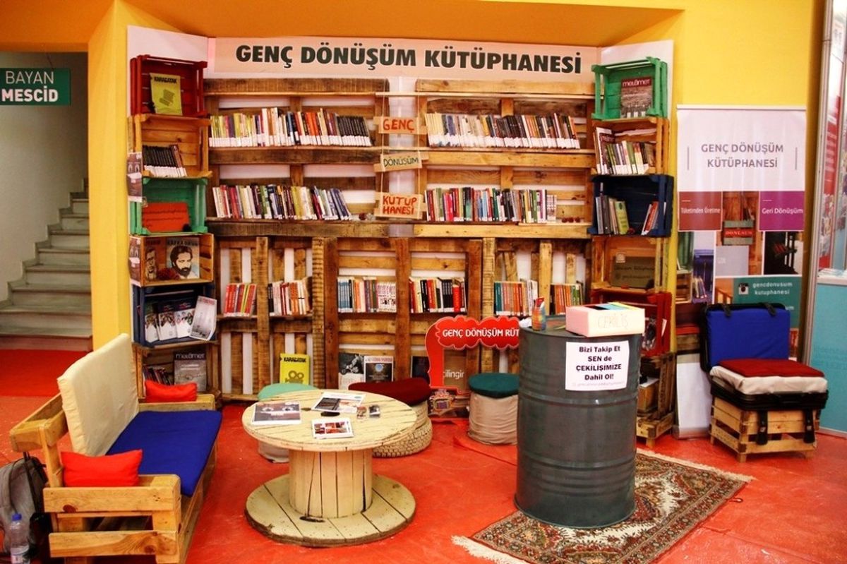 Kütüphaneye Farklı Bakış Açısı " Genç Dönüşüm Kütüphanesi"