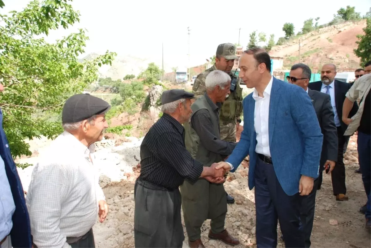 Vali Erin Göztepe ve Büyük Kırıklı Köylerini Ziyaret Etti