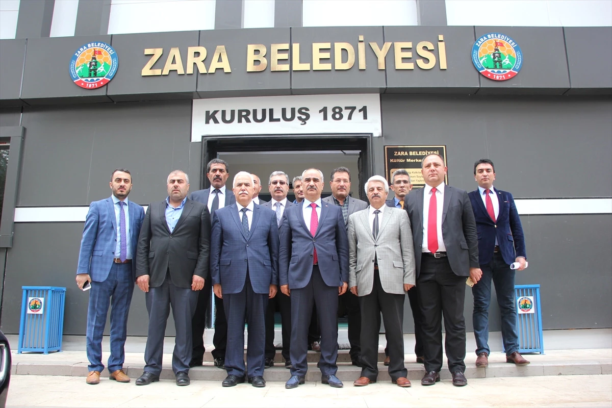 Başkan Aydın, Zara Belediyesini Ziyaret Etti