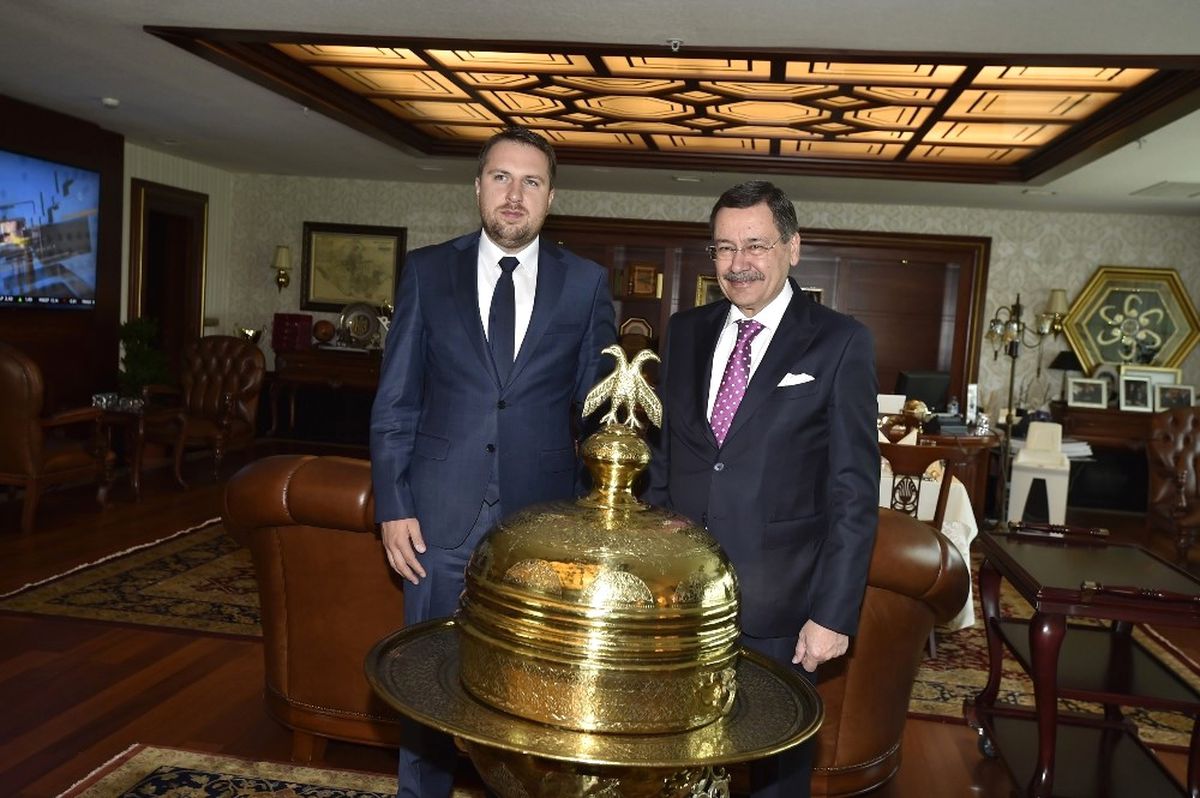 Başkan Gökçek\'e Saraybosna\'dan Konuk...