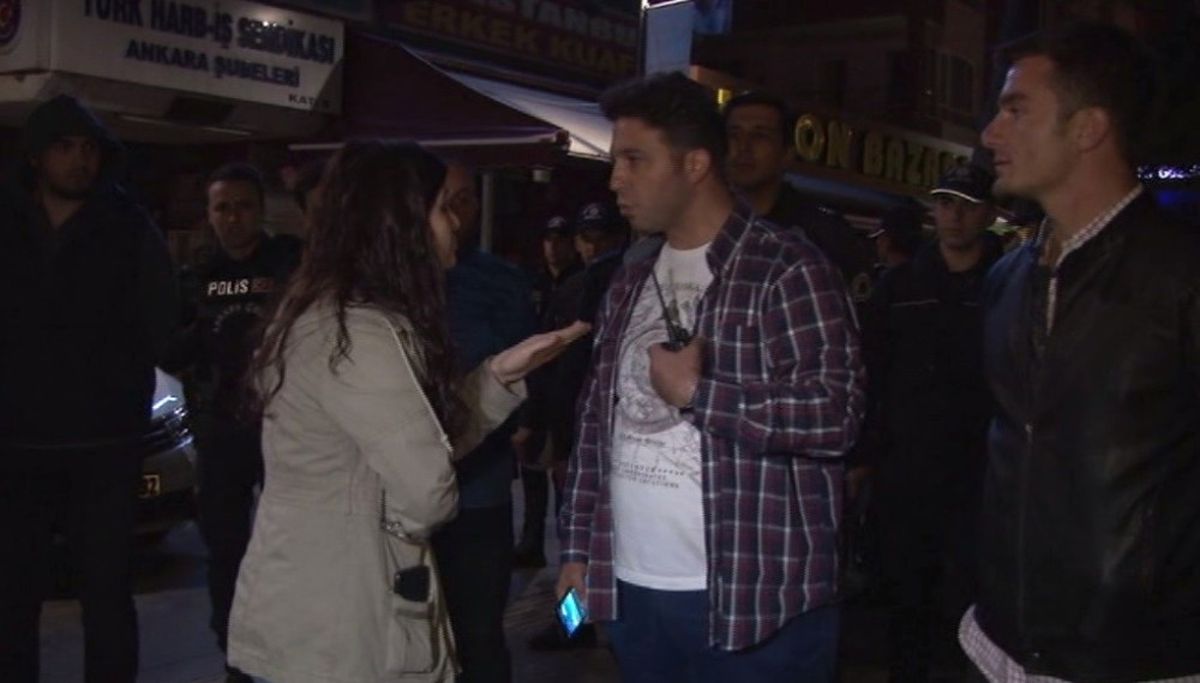 Başkent\'te Khk Protestosuna Polis Müdahalesi: 3 Gözaltı