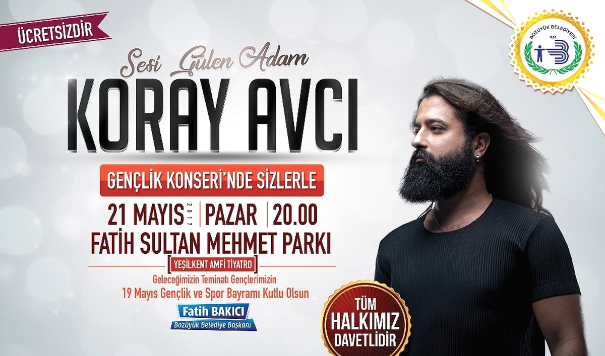 Bozüyük\'te Gençler İçin Koray Avcı Konseri