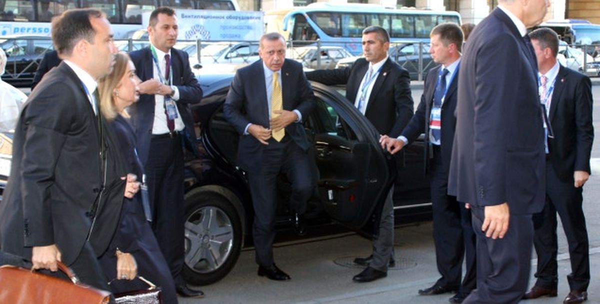 Erdoğan, Kalacağı Otele Geldi