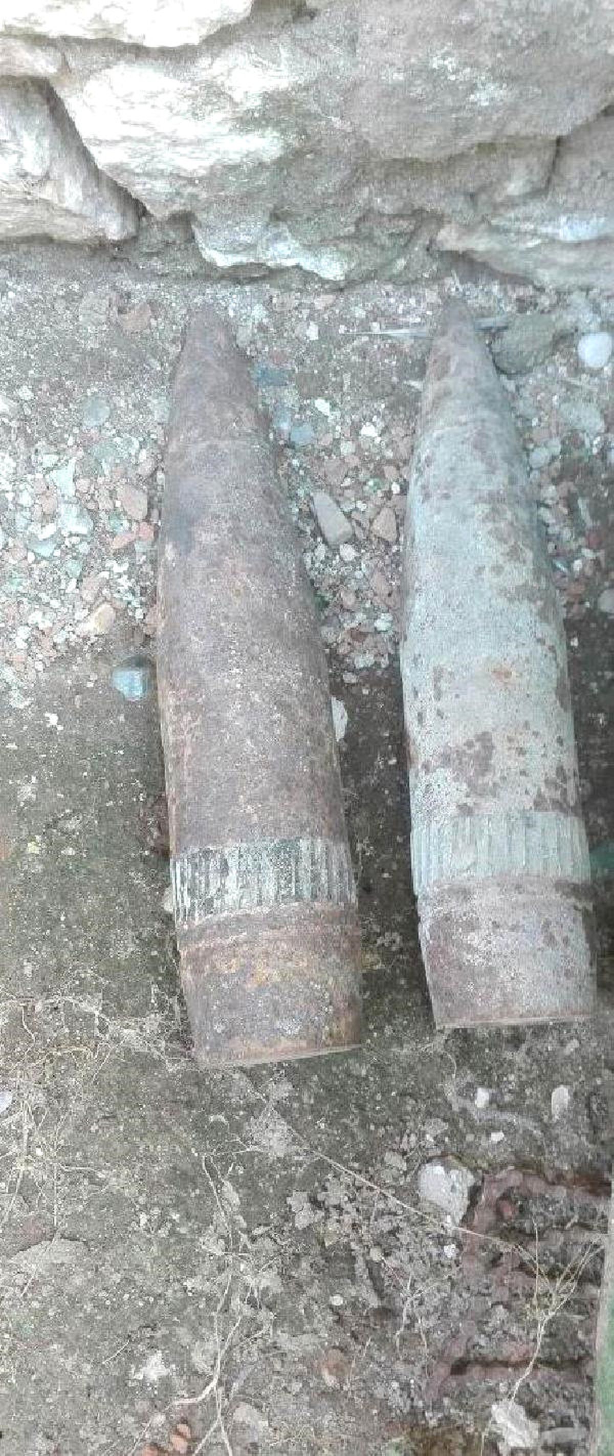İnşaat Temelinden Top Mermisi Çıktı