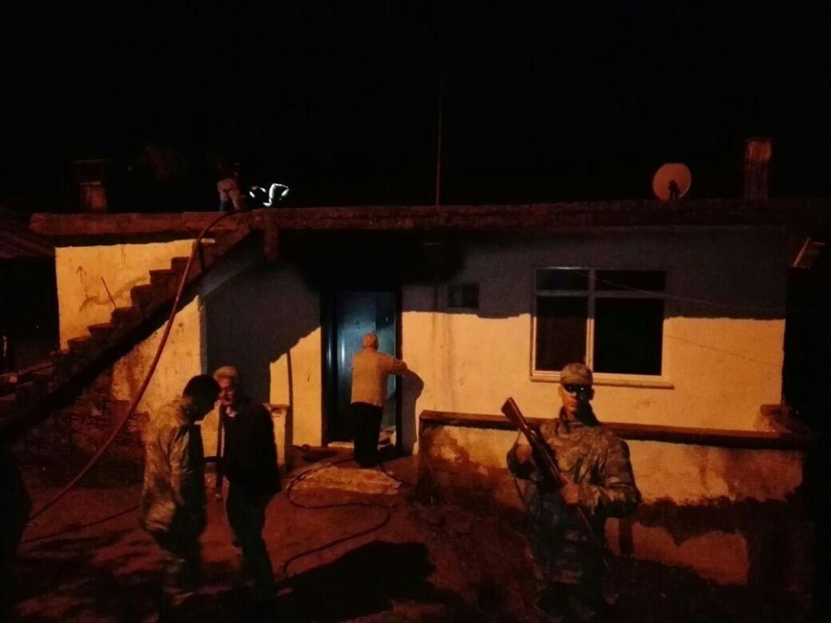 Kabadüz\'de Ev Yangını