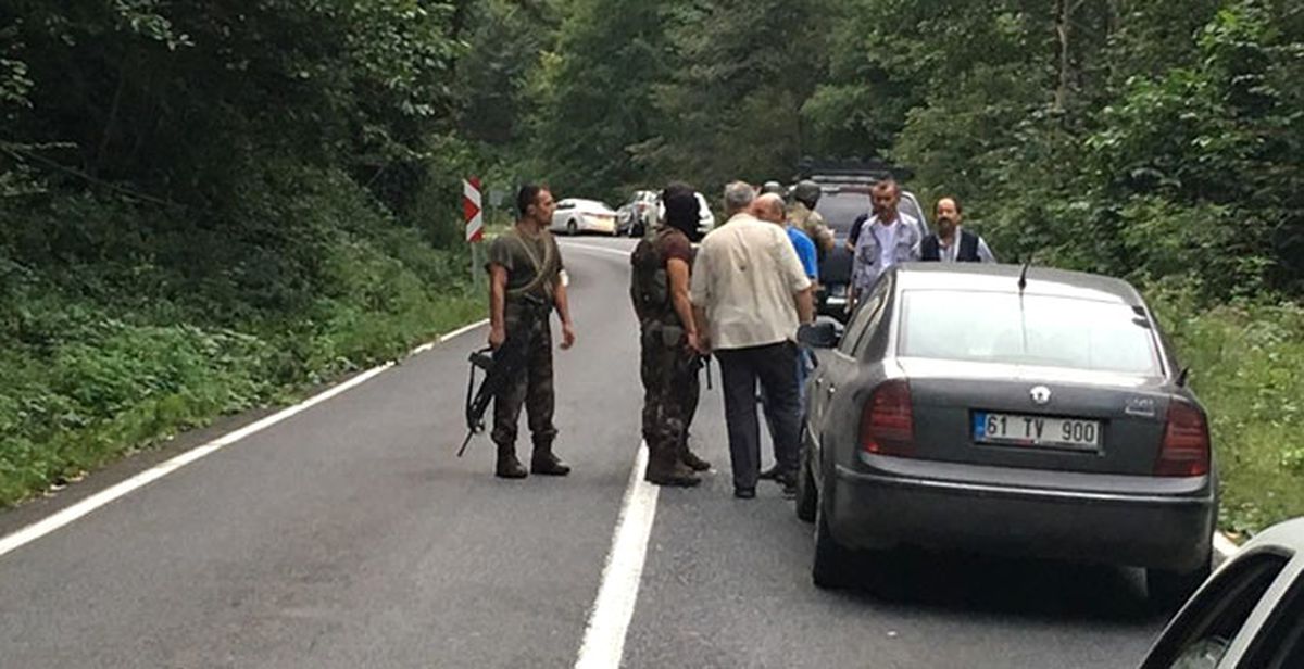 Maçka\'da PKK\'lılarla Silahlı Çatışma (1)