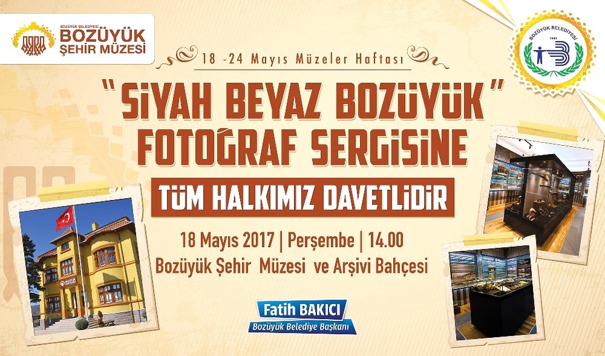 Müzeler Haftası\'nda "Siyah Beyaz Bozüyük" Fotoğrafları Sergisi