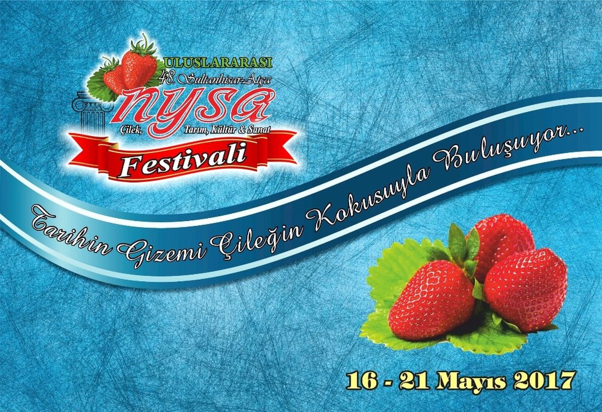 Sultanhisar\'da Çilek Festivali Hazırlıkları Tamamlandı