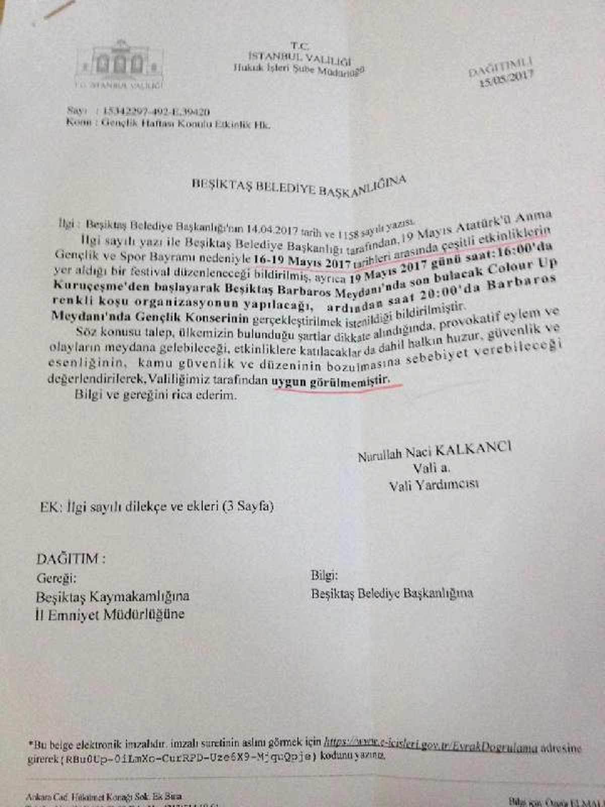 Vali Şahin "Bilgim Yok" Dedi Ancak İşte Valiliğin İptal Kararları...