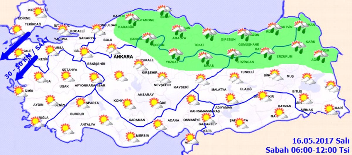 Yurtta Hava Durumu