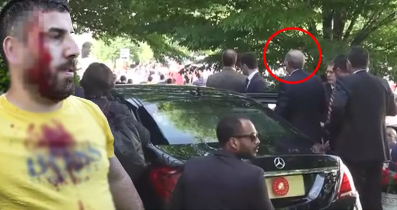 ABD Polisi PKK Yandaşlarına Müdahale Etmedi, Devreye Erdoğan\'ın Korumaları Girdi