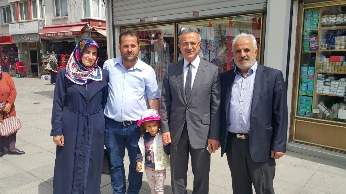 Başkan Köşker\'den Esnaf Turu