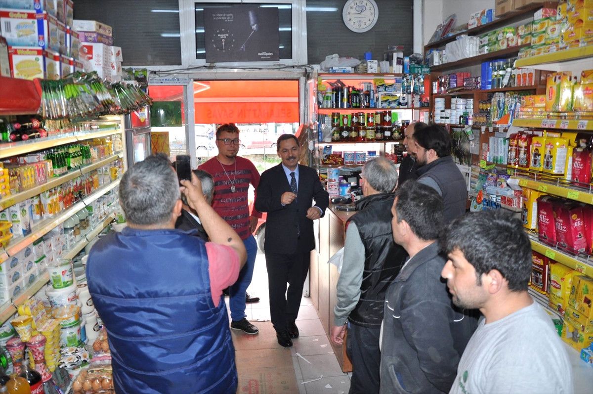 Başkanı Uysal\'dan Esnaf Ziyareti