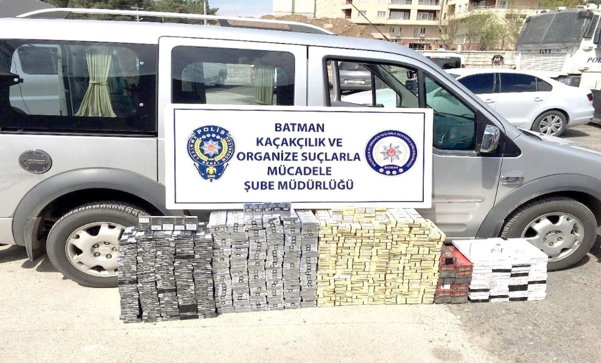 Batman\'da Bin 785 Paket Kaçak Sigara Ele Geçirildi
