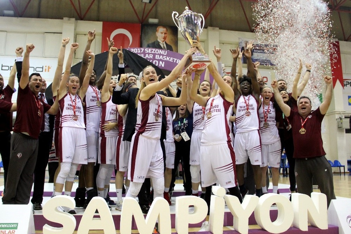 Kadınlar Basketbol Ligi\'nde Şampiyon Yakın Doğu Üniversitesi