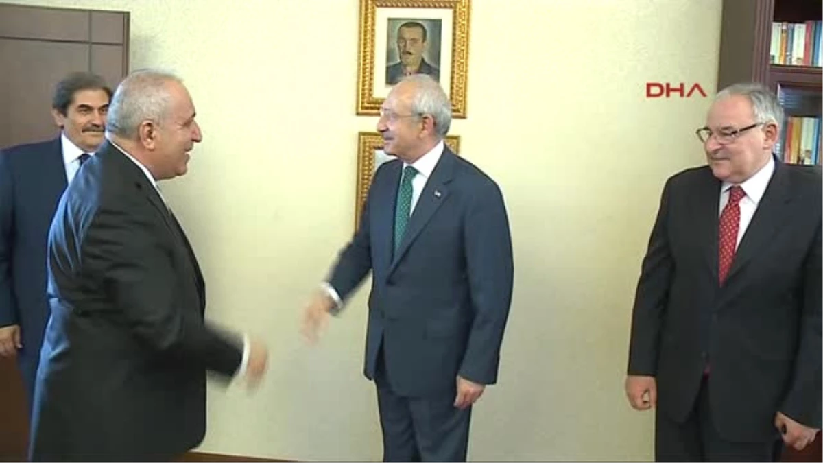 Kılıçdaroğlu, DYP Genel Başkanı Çetin Açıkgöz Ile Görüştü