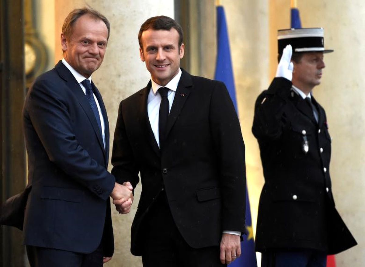 Macron, Tusk\'la AB Reformunu Görüştü