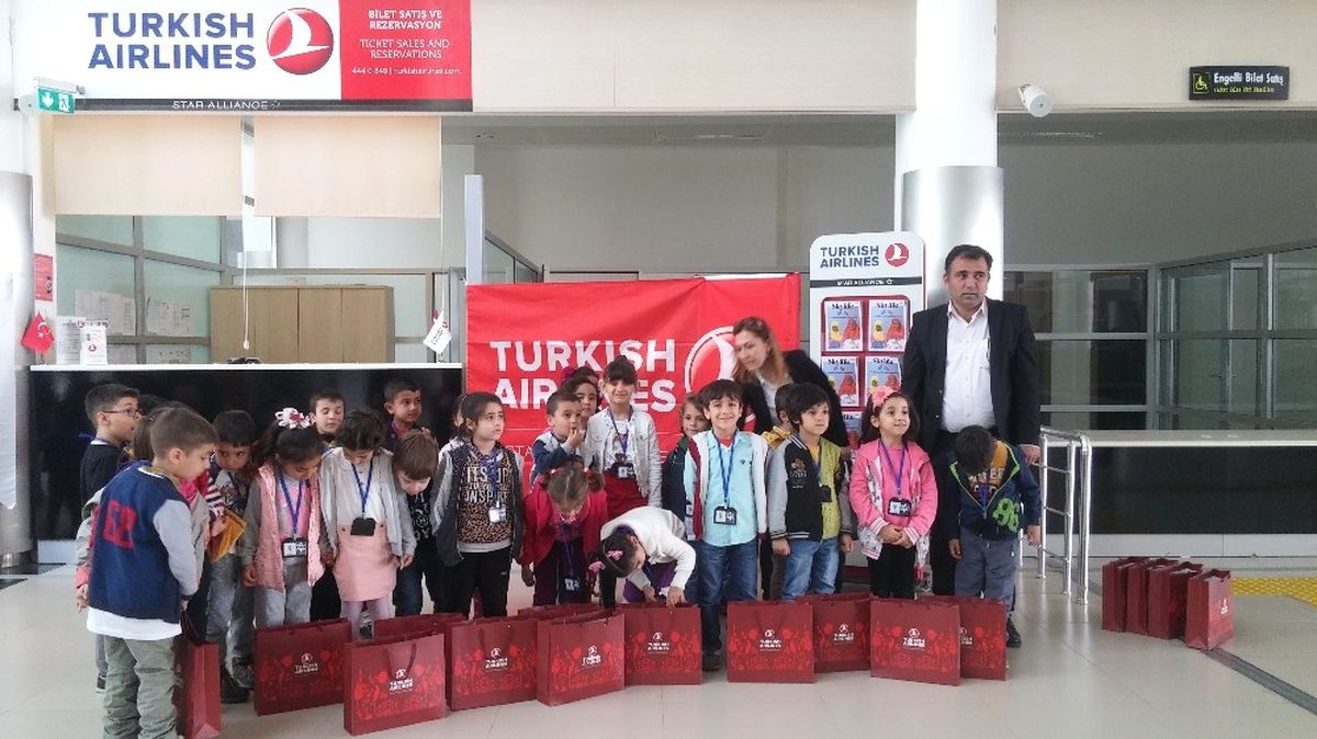 Minik Öğrenciler Havalimanını Gezdi
