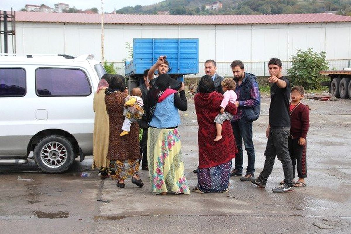 Rize\'de Suriyeli Dilencilere Operasyon