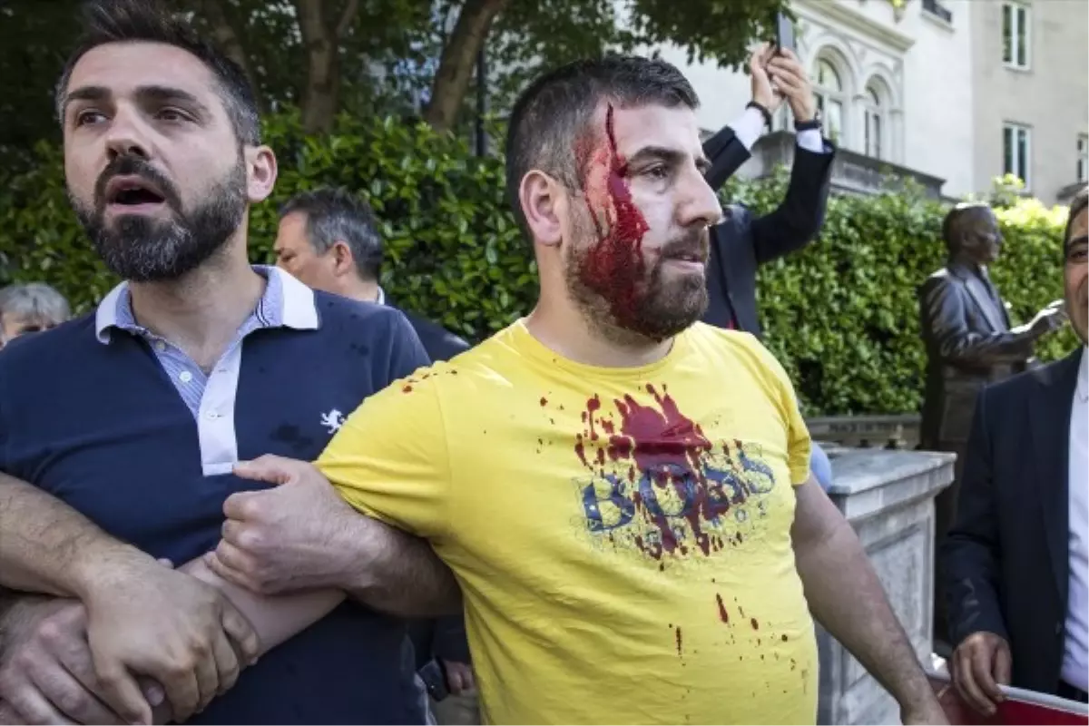 Washington\'da Terör Örgütü Pyd/pkk Yandaşlarından İzinsiz Gösteri