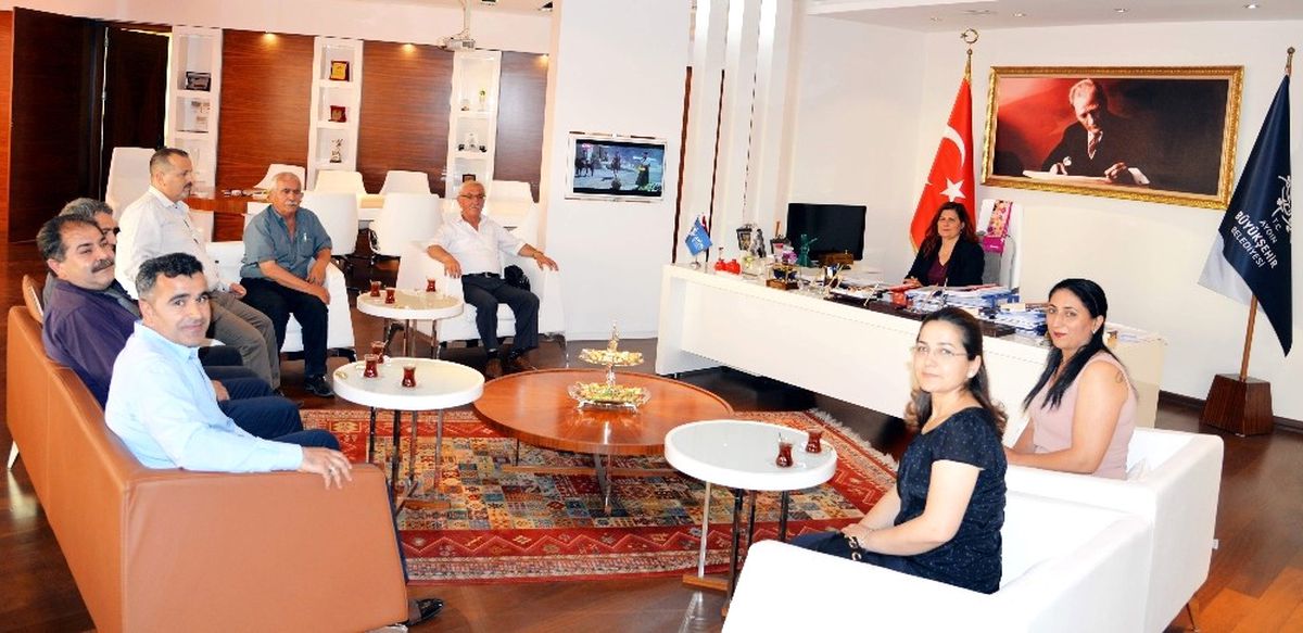 Alevilerden Başkan Çerçioğlu\'na Teşekkür Ziyareti