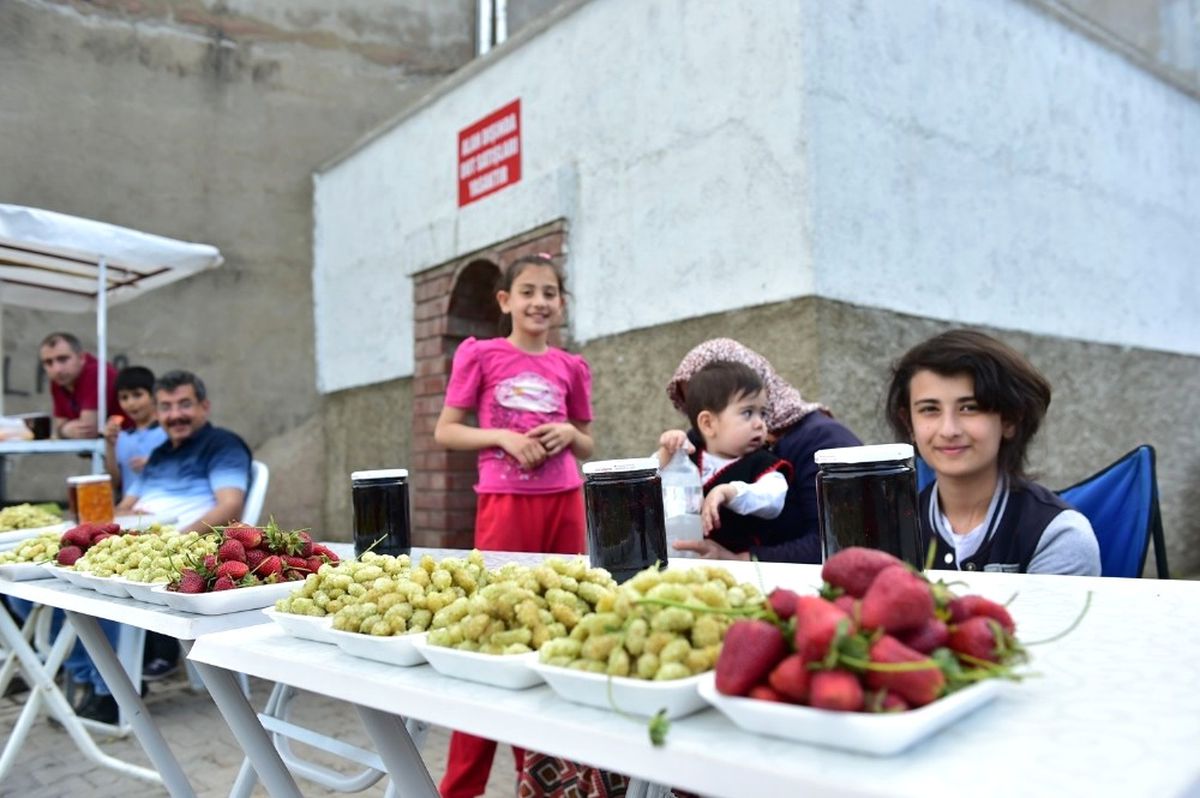 Dulkadiroğlu Belediyesi\'nden "Dut Satış Noktası"