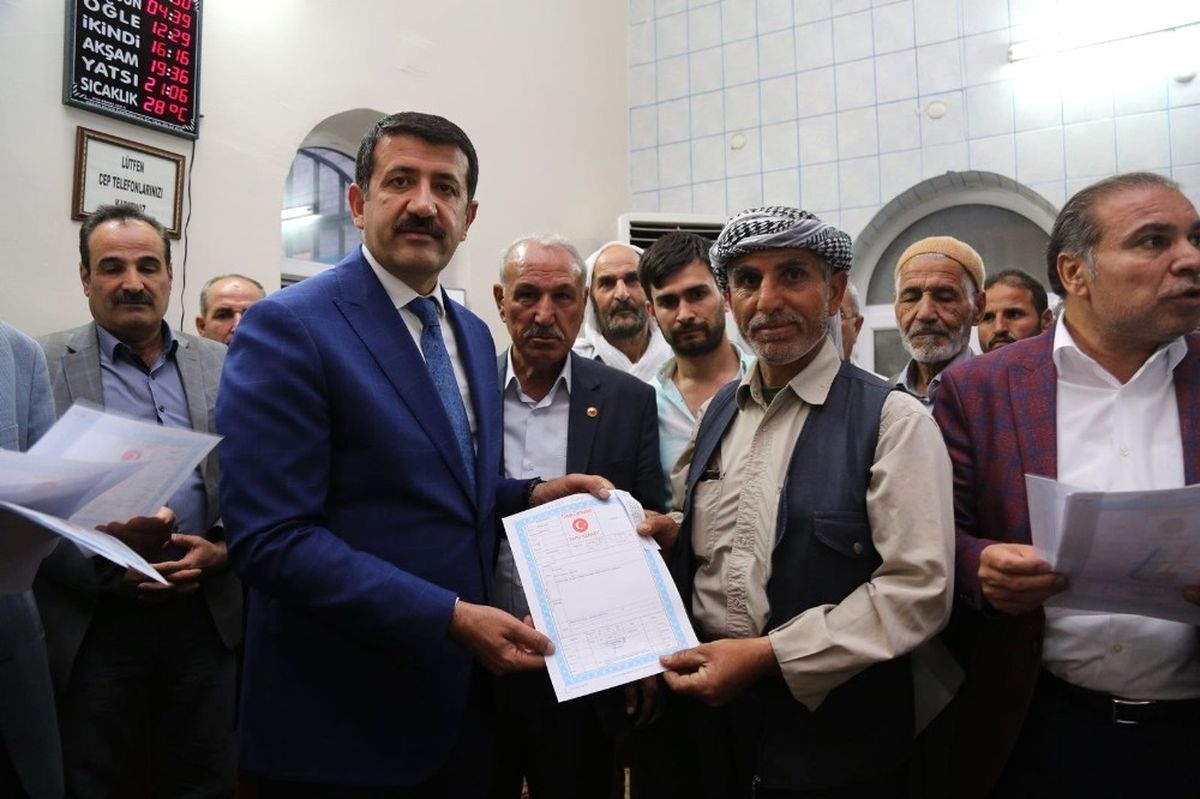 Eyyübiye\'de 98 Aileye Tapu Dağıtıldı