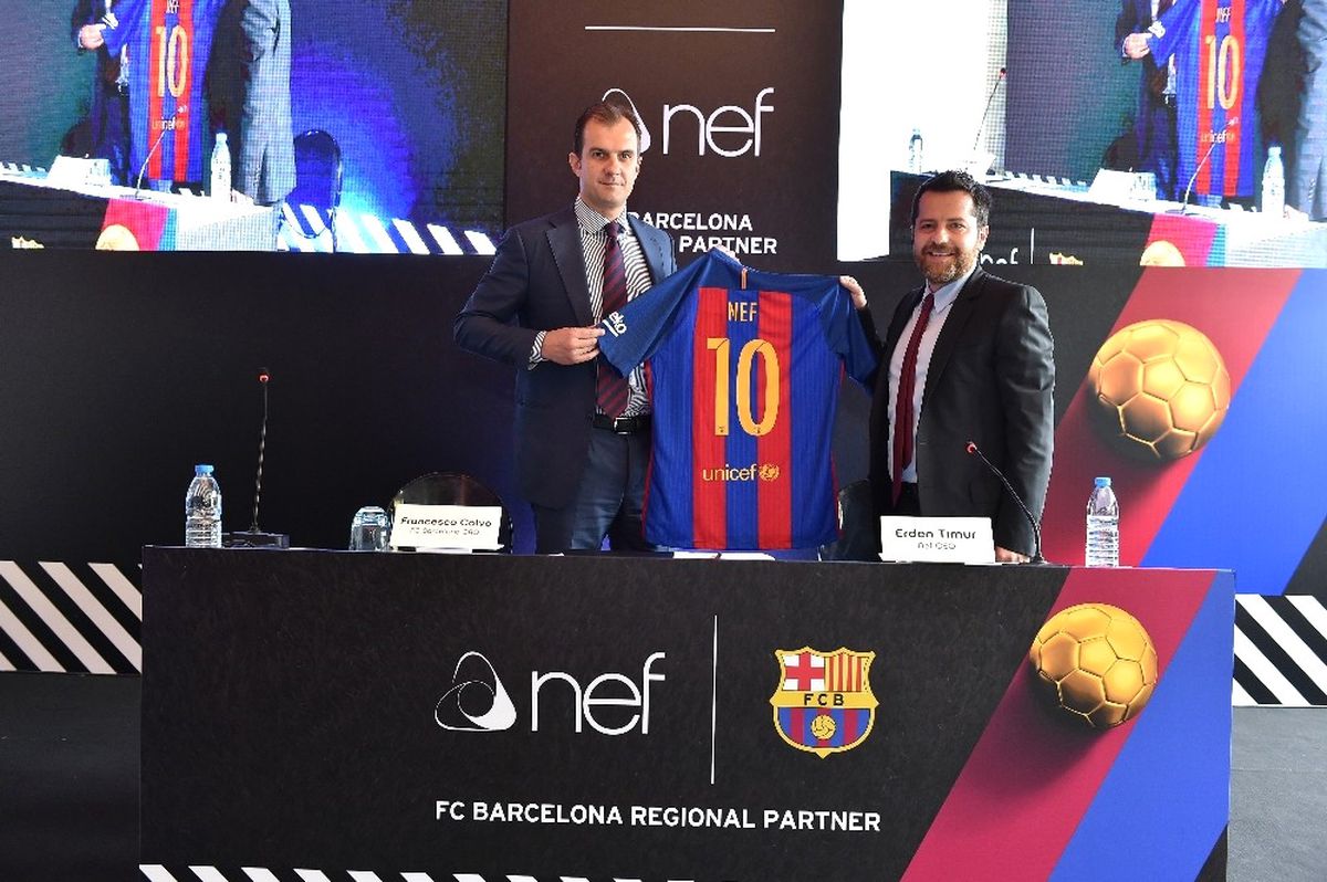 Nef Barcelona\'nın Yeni Sponsoru Oldu