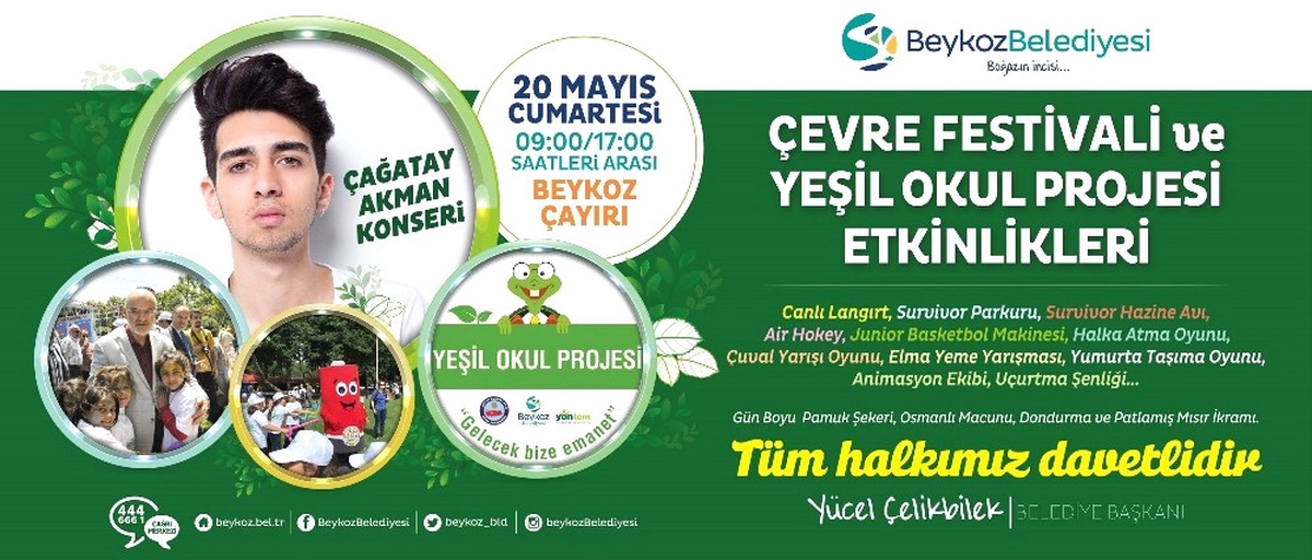 Tarihi Beykoz Çayırı\'nda "Yeşil Okul" Şenliği