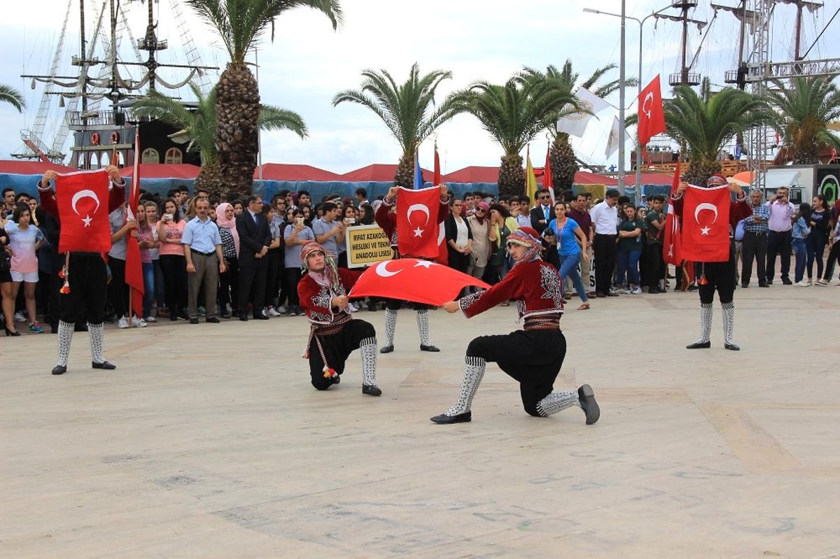 Alanya\'da 19 Mayıs Coşkuyla Kutlandı