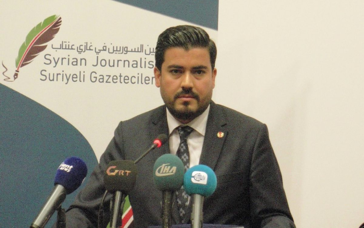 Suriye Gazeteciler Kulübü\'nden Gaziantep Basınına Teşekkür Plaketi