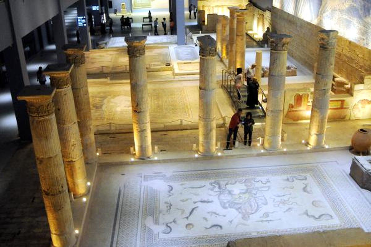 Zeugma Mozaik Müzesi\'ne Ziyaretçi Akını