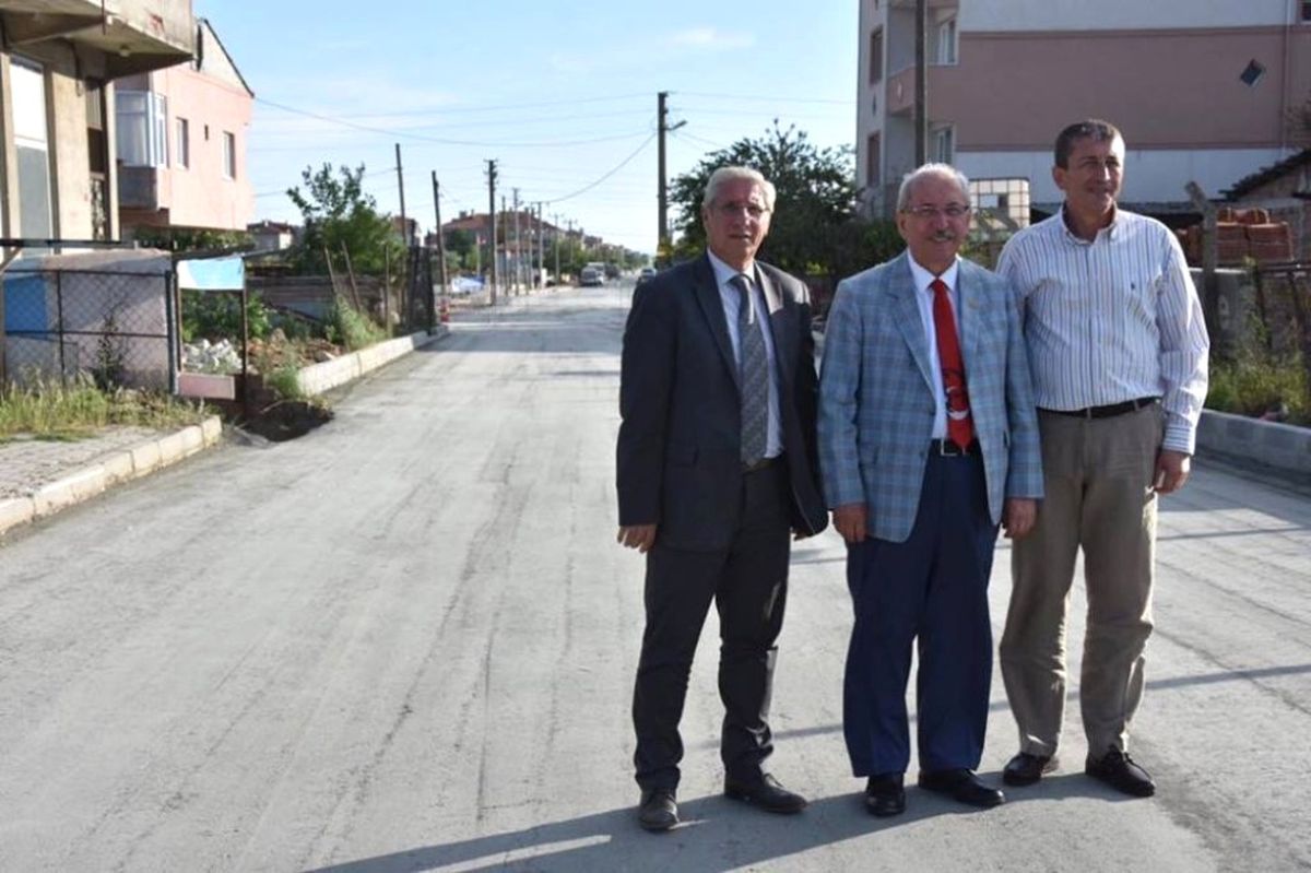 Başkan Albayrak Yol Yapım Çalışmalarını İnceledi