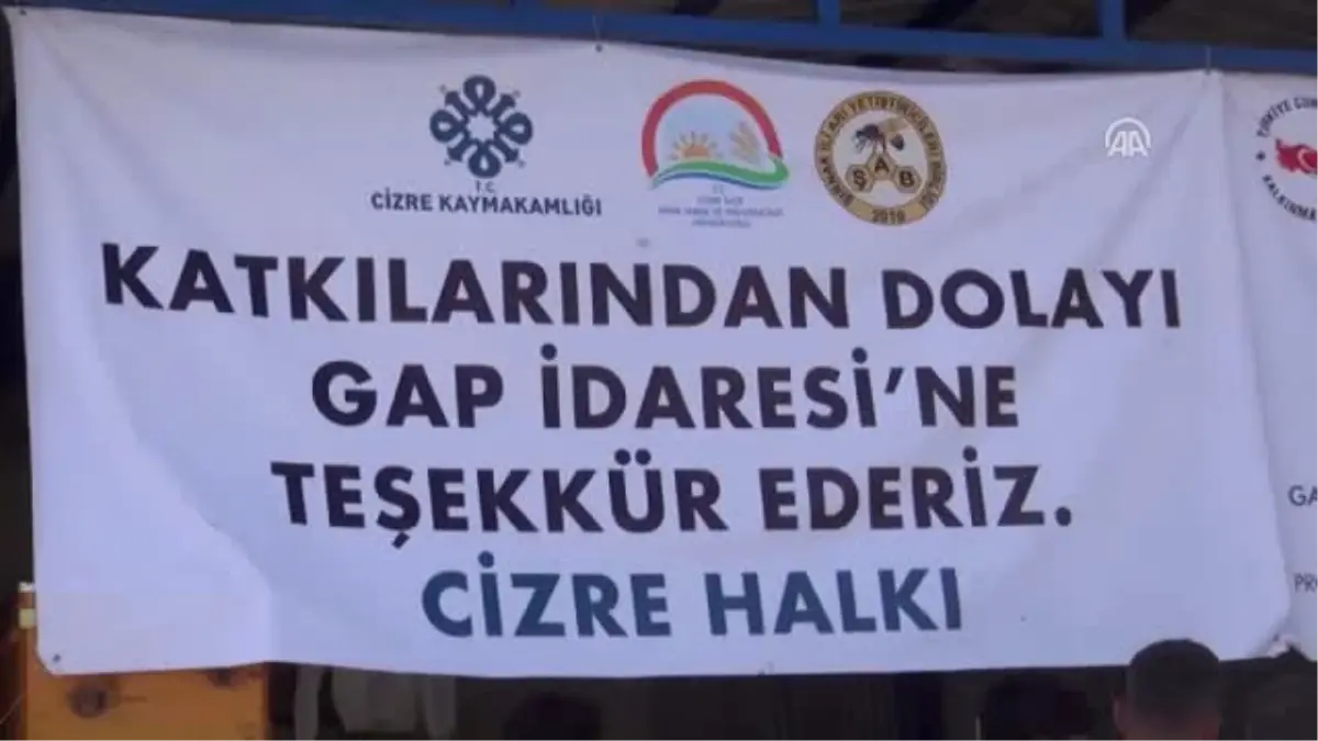 Cizre\'de Arıcılara Arı ve Kovan Desteği