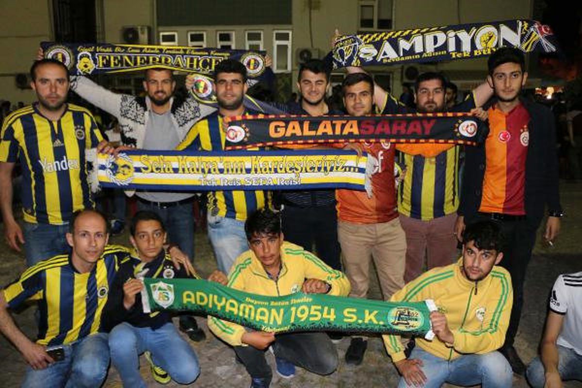 Adıyaman\'da Fenerbahçe Kutlaması