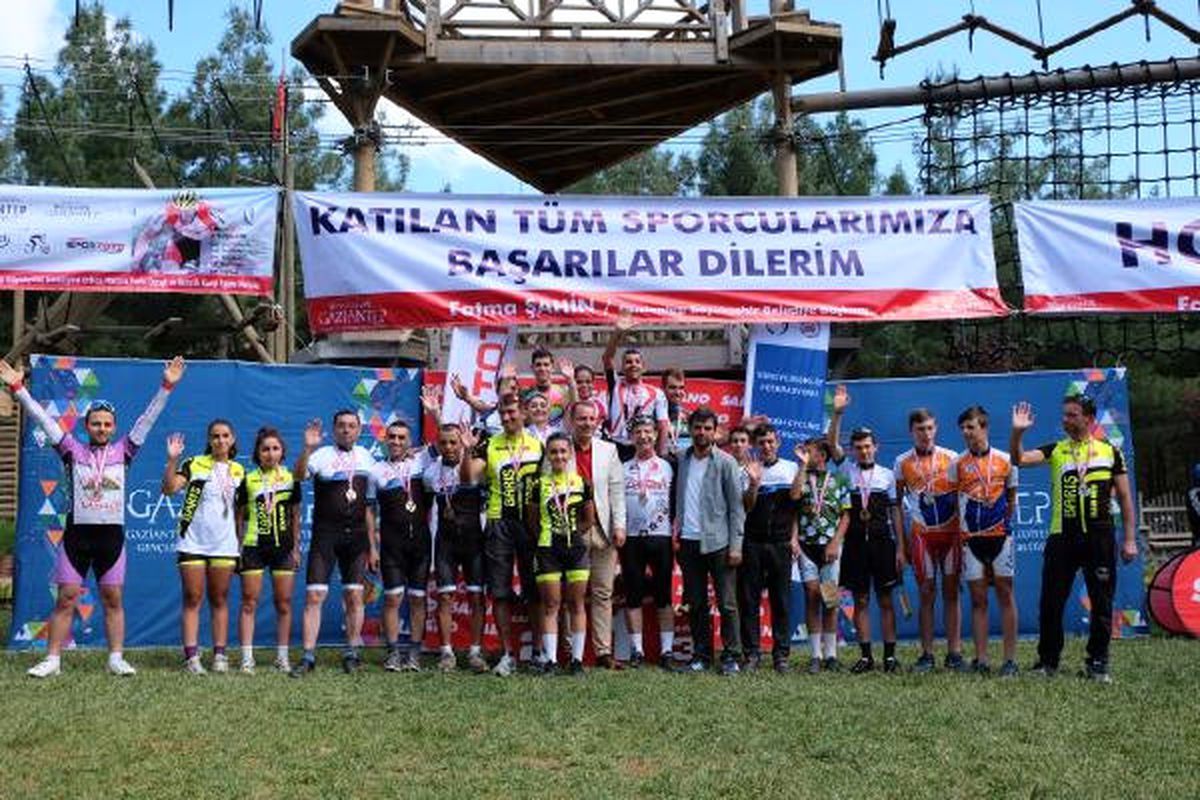 Dağ Bisikletçileri Gaziantep\'te Ter Döktü