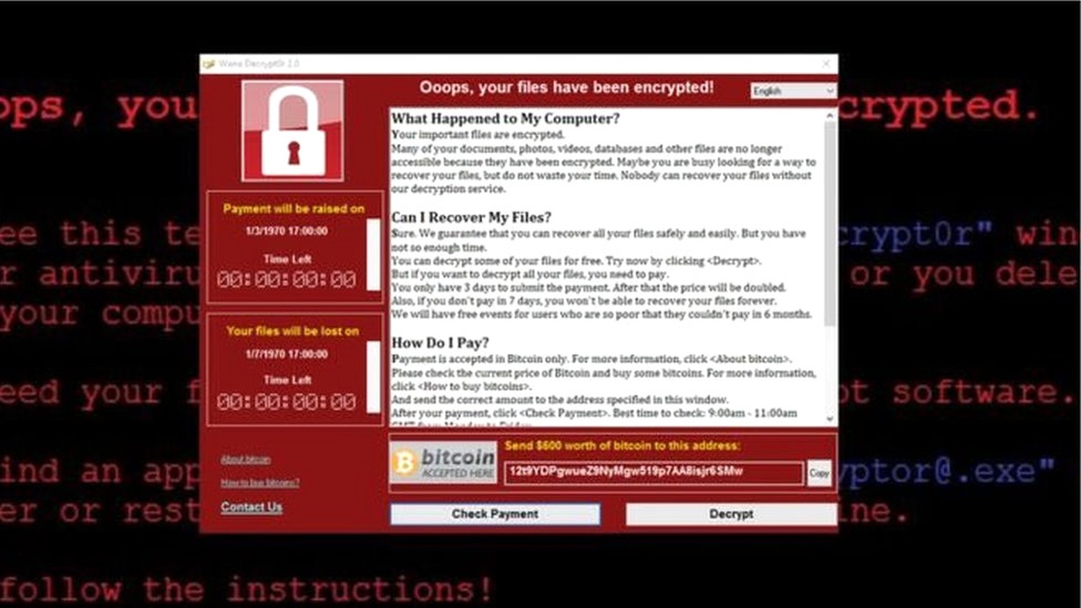 Fidye Yazılımı \'Wannacry\' 70\'ten Fazla Ülkede Binlerce Bilgisayarı Etkiliyor
