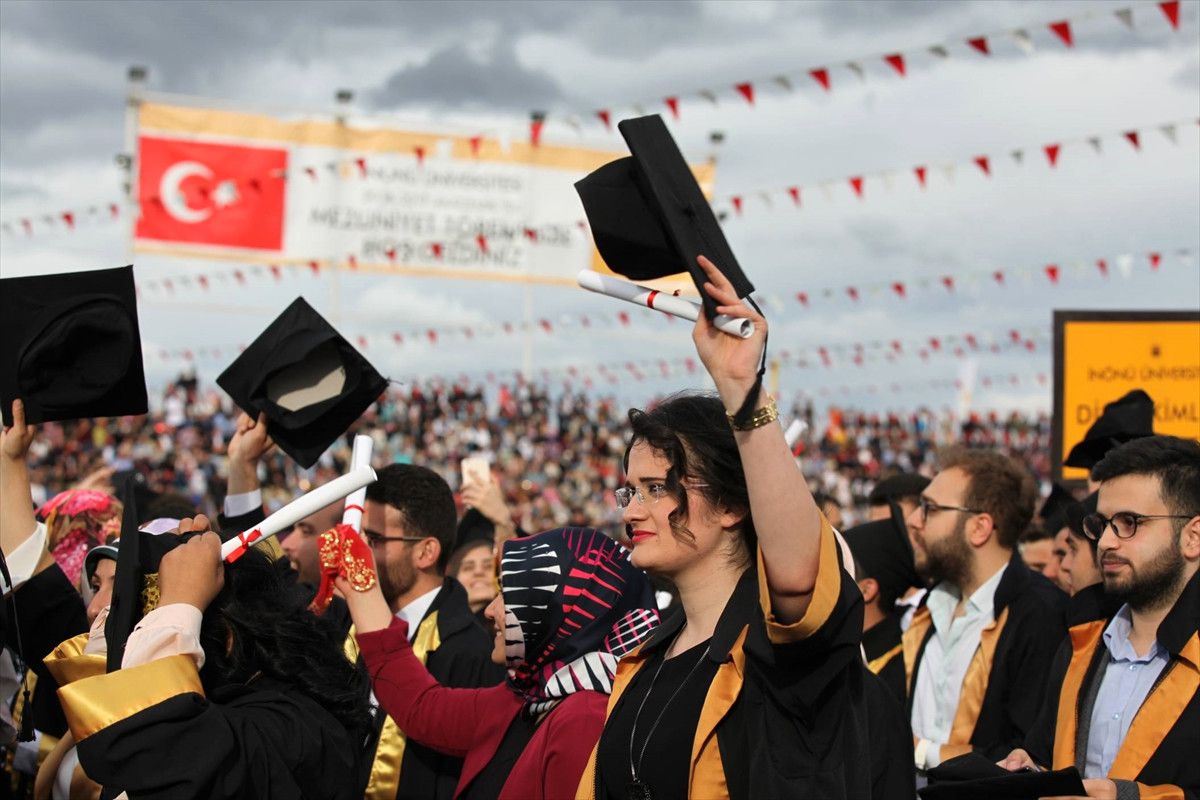 İnönü Üniversitesinde Mezuniyet Töreni