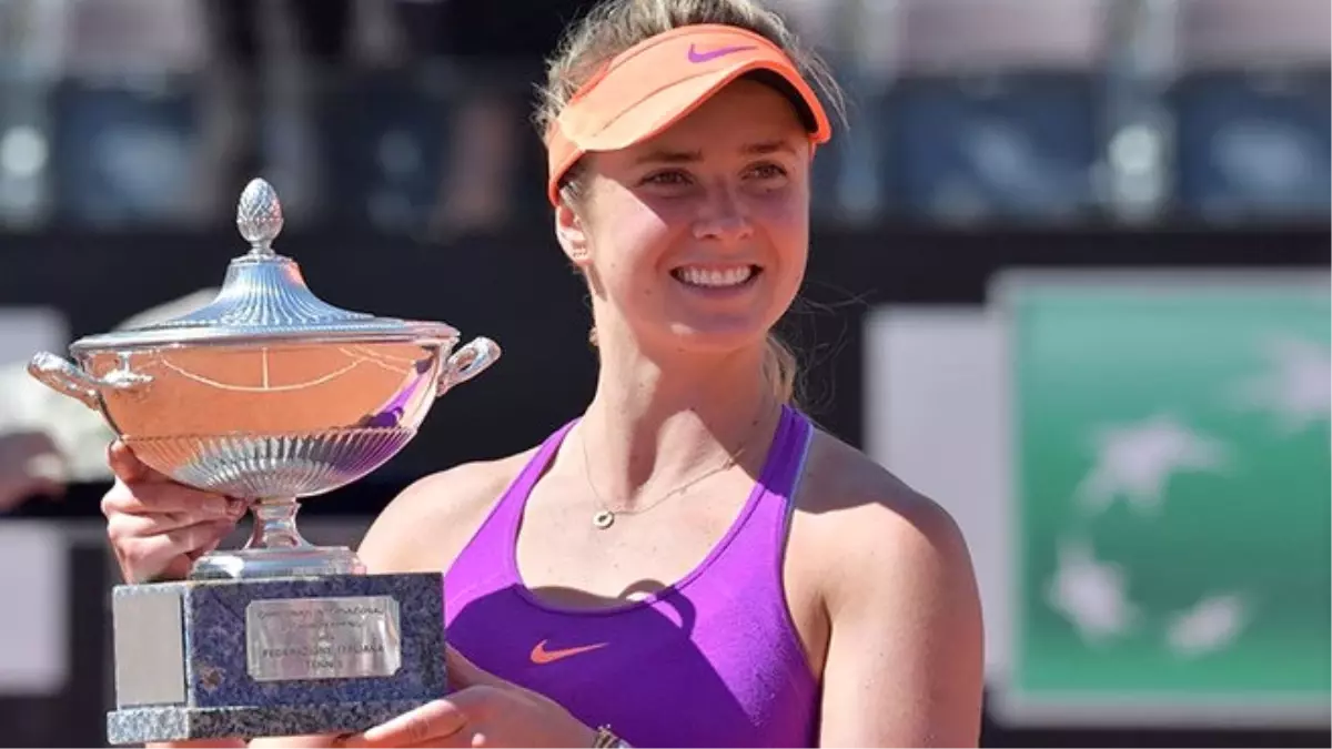 Roma Açık\'ta Şampiyon Svitolina