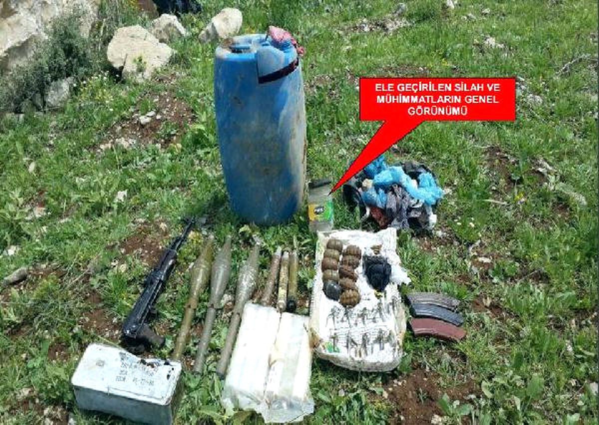 Şırnak\'ta Silah ve Mühimmat Ele Geçirildi