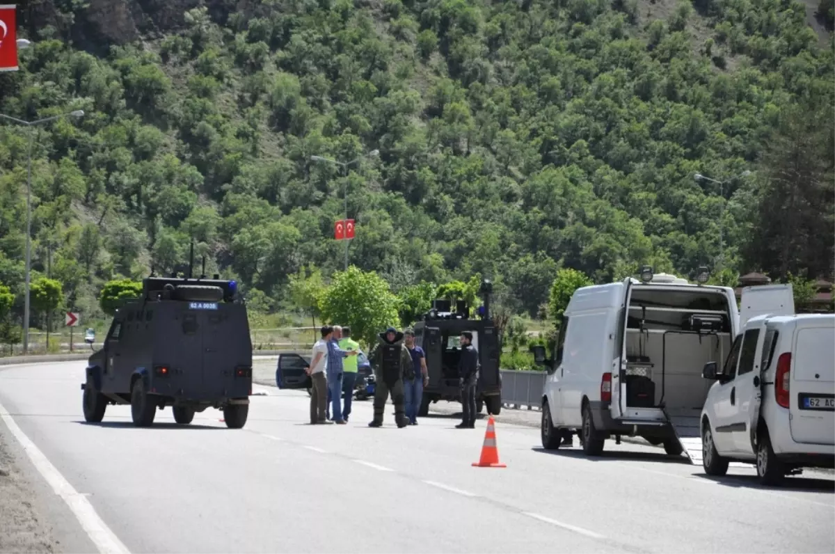 Tunceli\'de Şüpheli Araç Alarmı