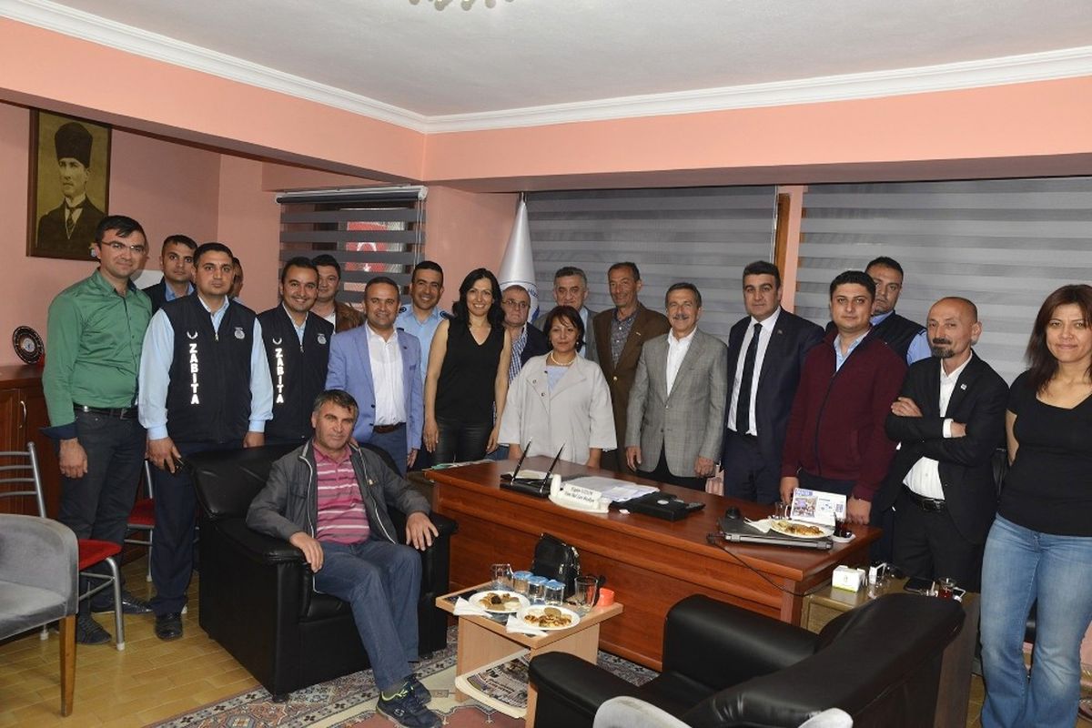 Başkan Ataç\'tan Tüm Bel-Sen\'e Ziyaret
