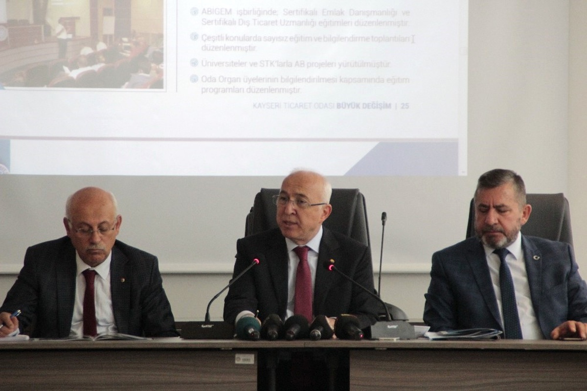Başkan Hiçyılmaz Kto\'nun 4 Yıllık Faaliyetlerini Anlattı