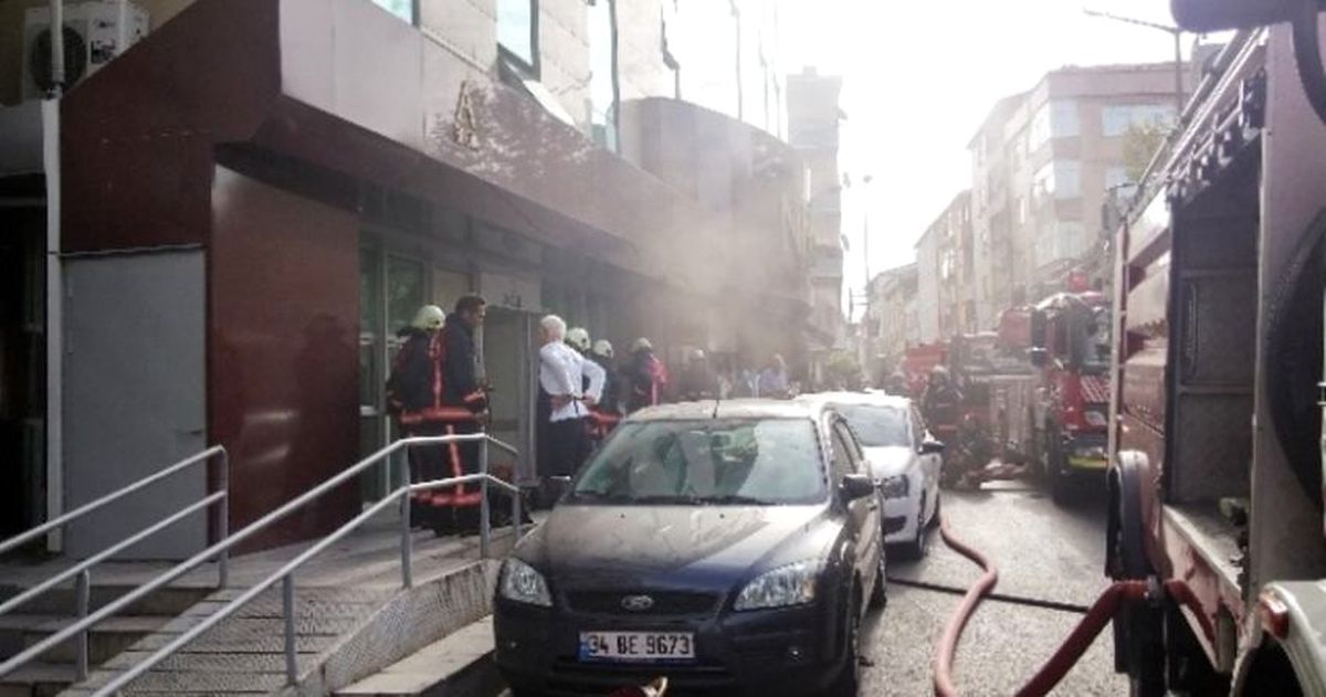 Hastanenin İnşaat Halindeki 8 Katlı Ek Binasındaki Yangın Söndürüldü