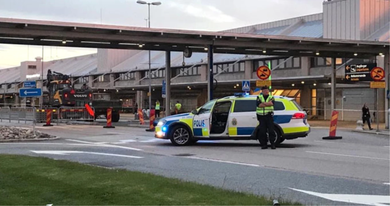 İsveç\'te Göteborg Havalimanı Bomba İhbarı Nedeniyle Boşaltıldı