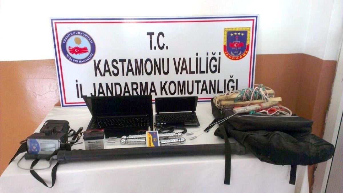 Kastamonu\'da Kaçak Kazı Operasyonu